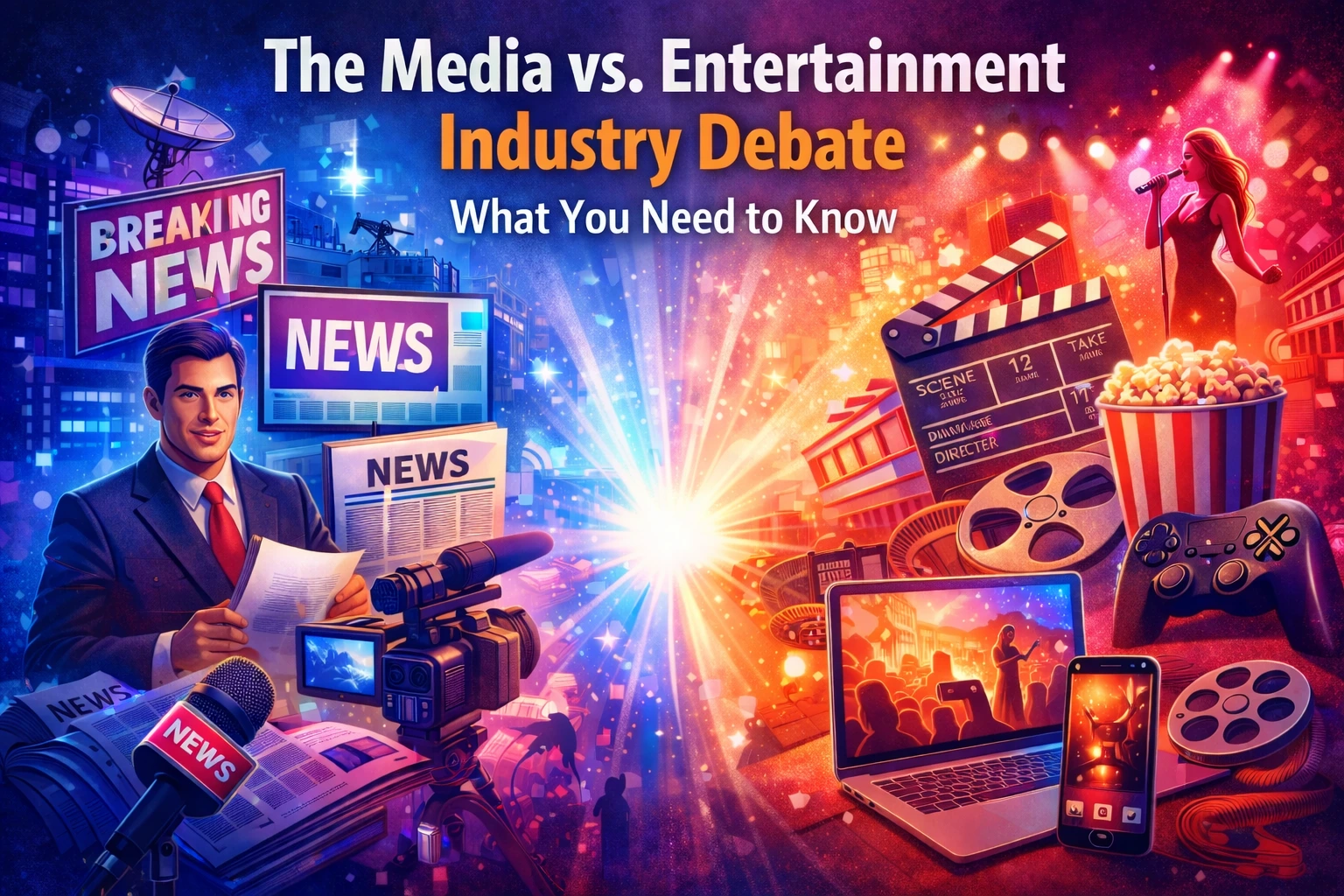 The Media vs. Entertainment Industry Debate: What You Need to Know