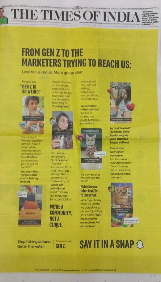 Say it a Snap- a Snapchat's campaign